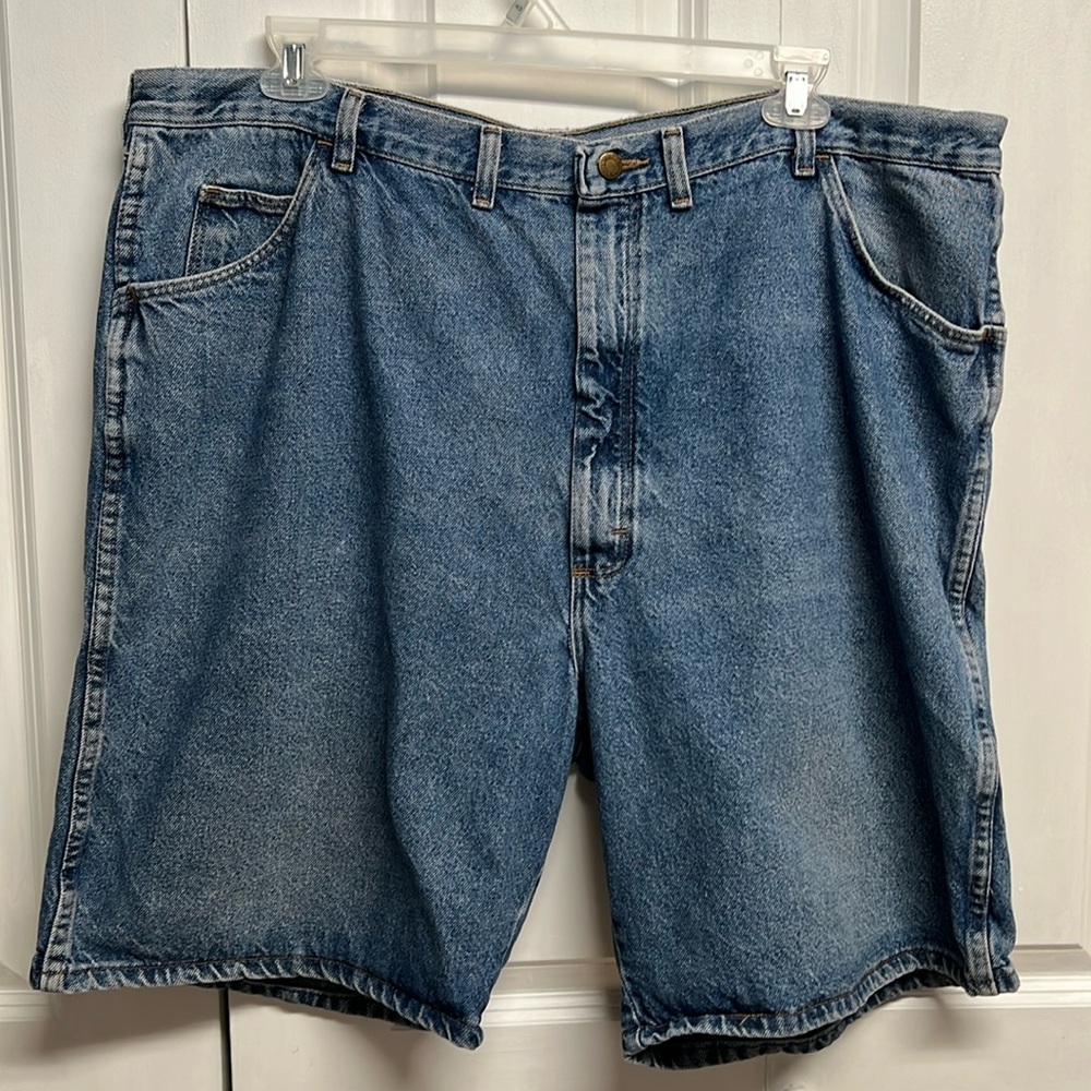 Wrangler Faded Blue Denim 5 Pocket Shorts Size 44